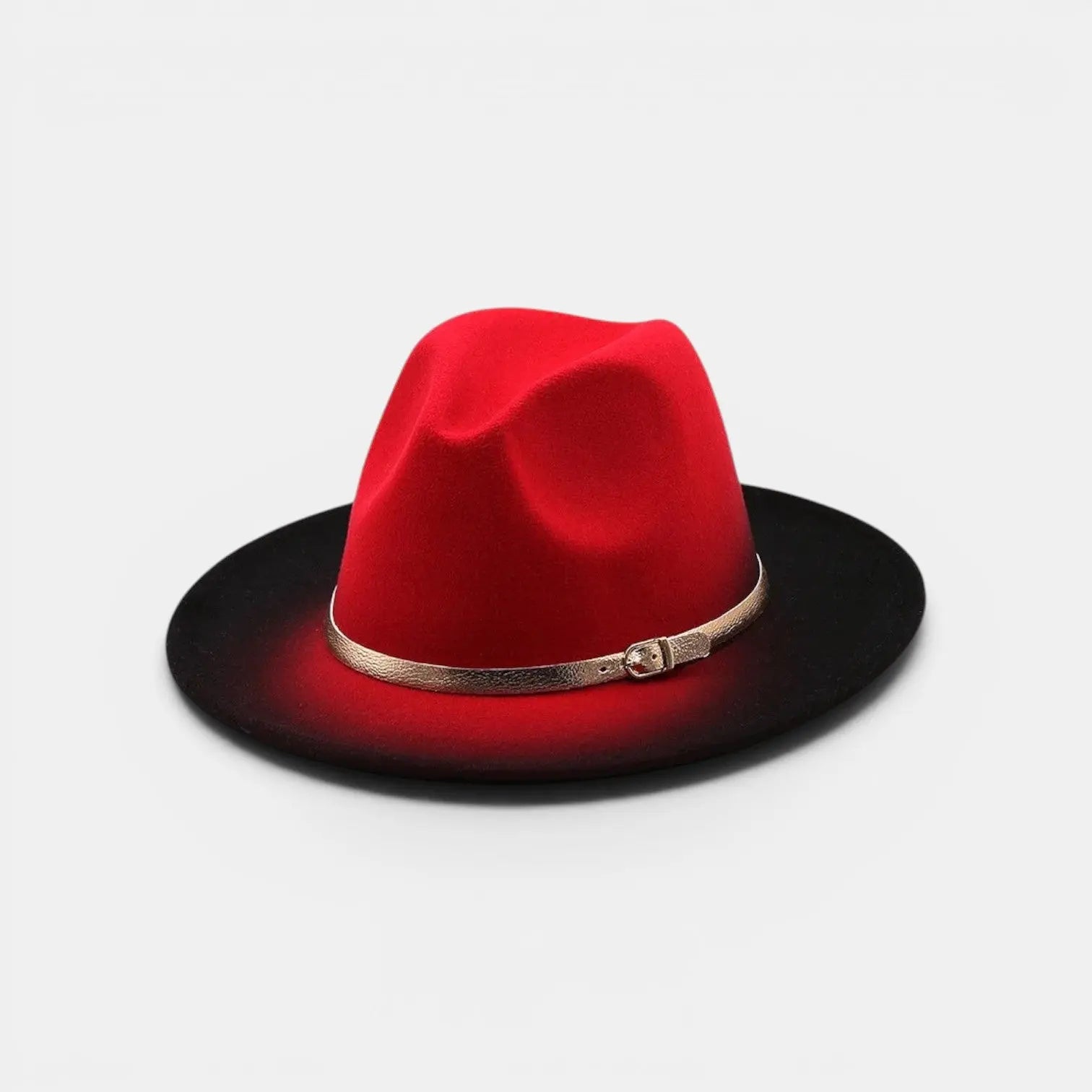Chapeau Fedora Feutre Bicolore Bord Large La Boutique du Chapeau