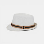 Chapeau Panama Tressé Bande Contrastée Homme La Boutique du Chapeau