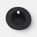 Chapeau Fedora Laine Bord Plat Boucle Cuir La Boutique du Chapeau