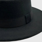 Chapeau Fedora Laine Bord Plat Unisexe La Boutique du Chapeau