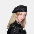 Béret Cuir Véritable Femme La Boutique du Chapeau
