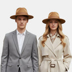 Chapeau Fedora Feutre Bord Large Ruban Noué La Boutique du Chapeau
