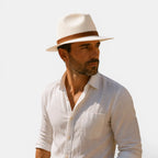 Chapeau Panama Paille Fedora Bord Large Homme La Boutique du Chapeau