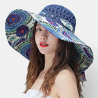 Chapeau Paille Bord Large Floral Femme La Boutique du Chapeau