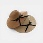 Chapeau Paille Bord Large Femme Ruban Noir La Boutique du Chapeau