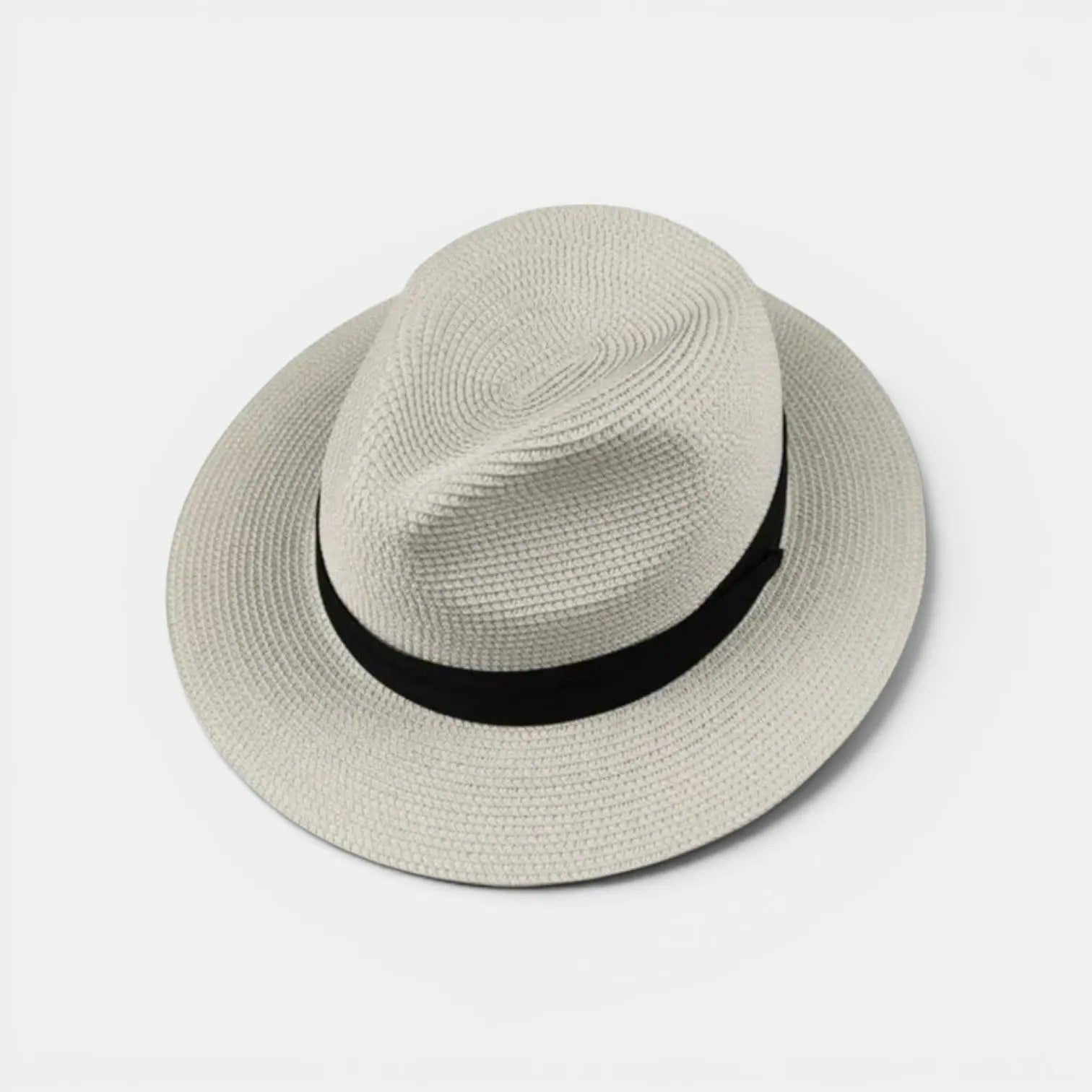 Chapeau Panama Paille Bord Large Homme Femme