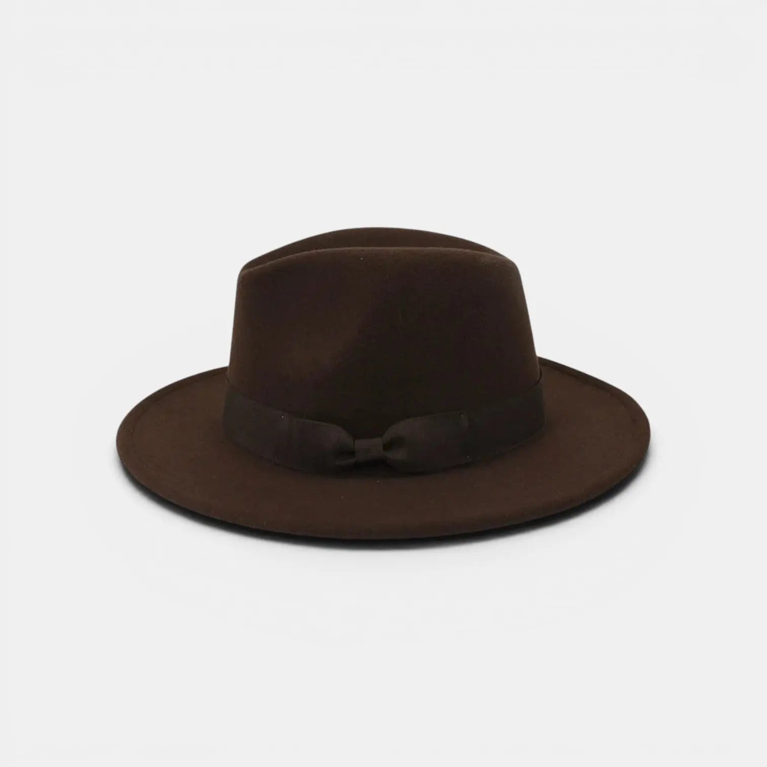 Chapeau Fedora Feutre Bord Large Ruban Noué La Boutique du Chapeau