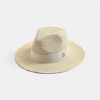 Chapeau Panama Paille Bande Contrastée Unisexe La Boutique du Chapeau