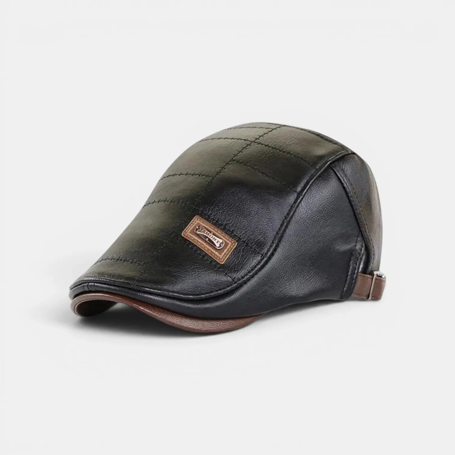 Béret Cuir Gavroche Patchwork Homme La Boutique du Chapeau
