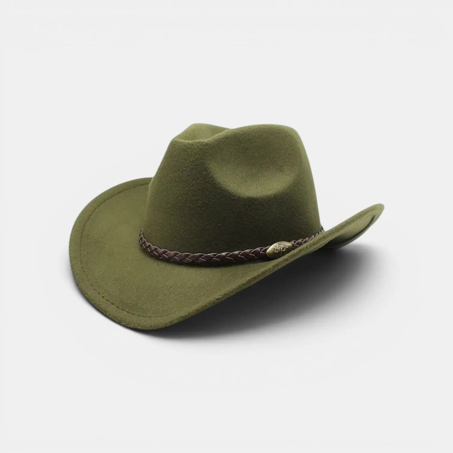 Chapeau Cowboy Feutrine Tressé Homme Femme La Boutique du Chapeau