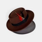 Chapeau Fedora Laine à Plume Unisexe La Boutique du Chapeau