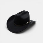Chapeau Cowboy Feutre Bande Cuir Unisexe La Boutique du Chapeau