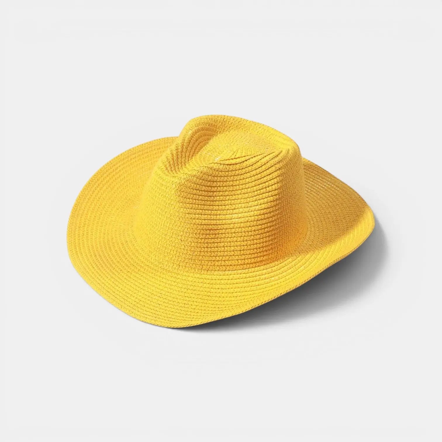 Chapeau Paille Fedora Bord Large Femme
