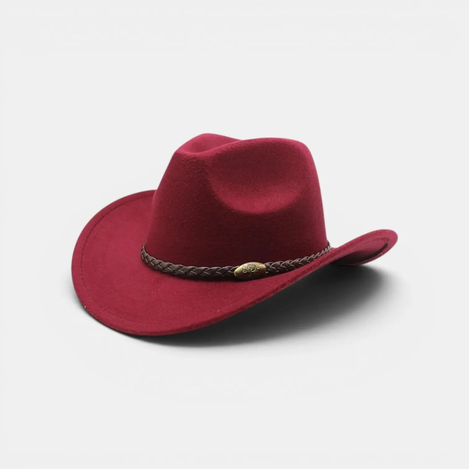 Chapeau Cowboy Feutrine Tressé Homme Femme La Boutique du Chapeau