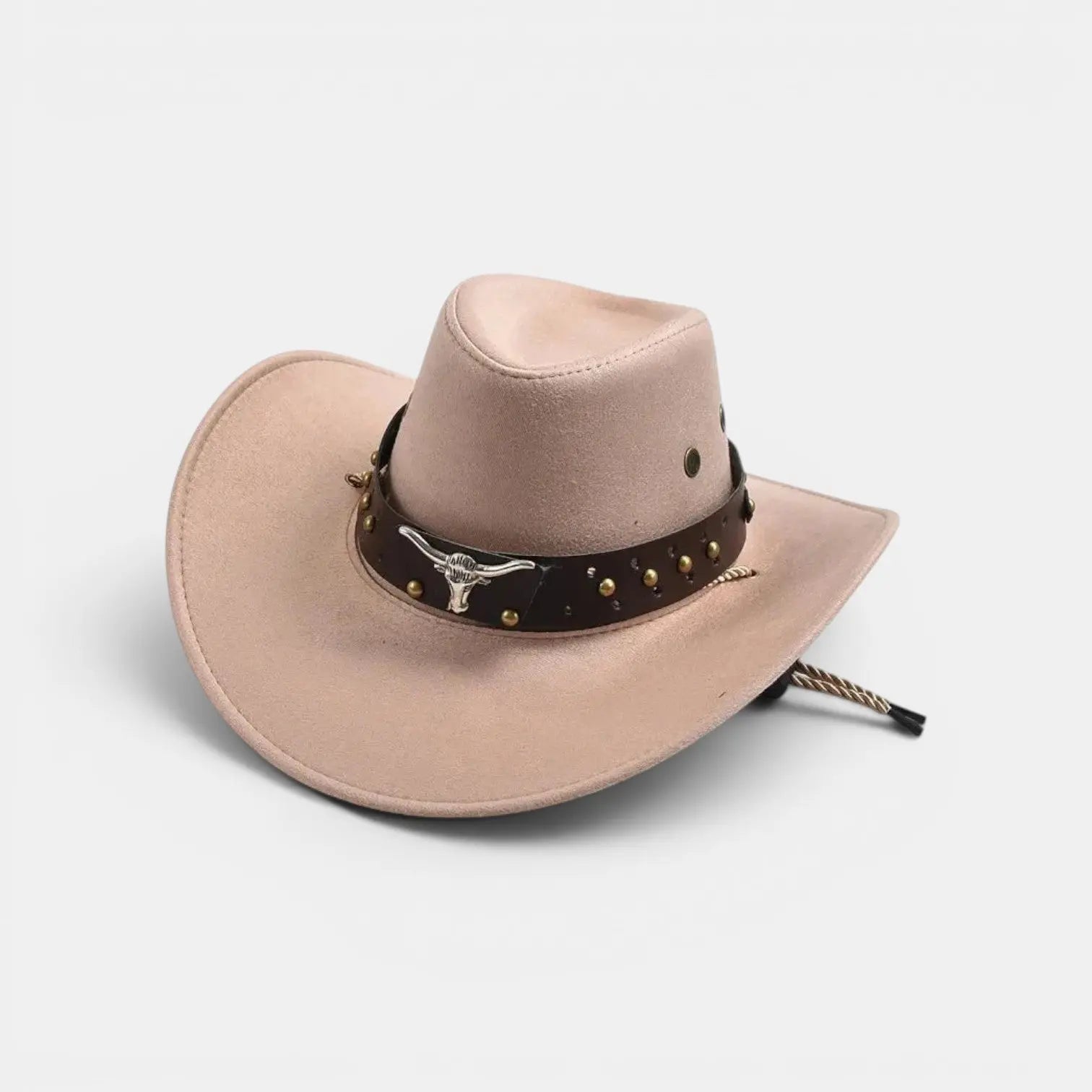 Chapeau Cowboy Feutre Bandeau Clouté Homme
