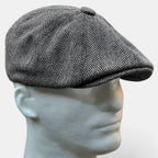 Casquette Gavroche Tweed Herringbone Homme La Boutique du Chapeau