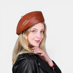 Béret Cuir Véritable Femme La Boutique du Chapeau