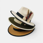 Chapeau Fedora Laine Plume Décorative Homme Femme La Boutique du Chapeau