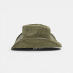 Chapeau Cowboy Paille Cordelette Réglable Femme La Boutique du Chapeau