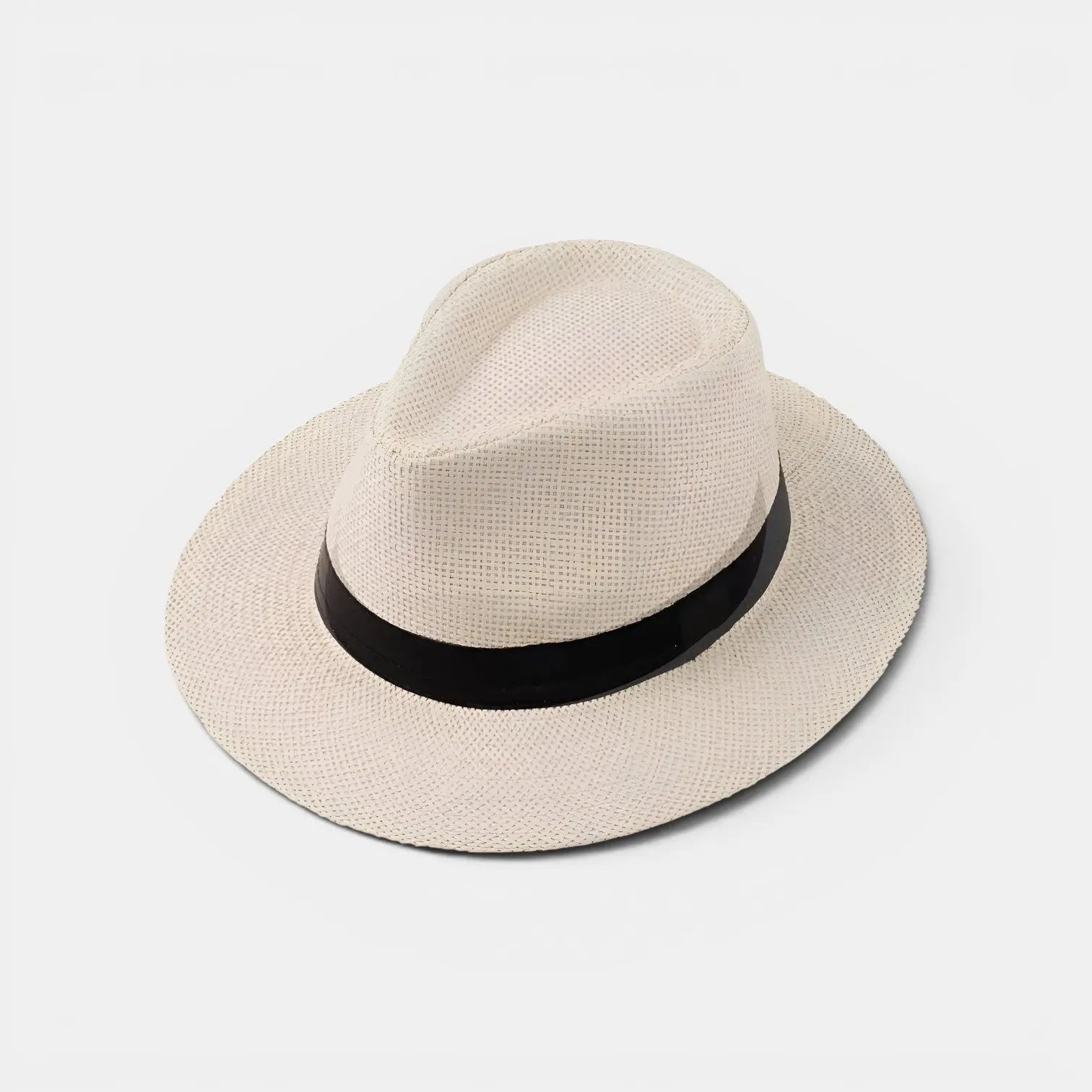 Chapeau Panama Paille Tressée Homme Classique