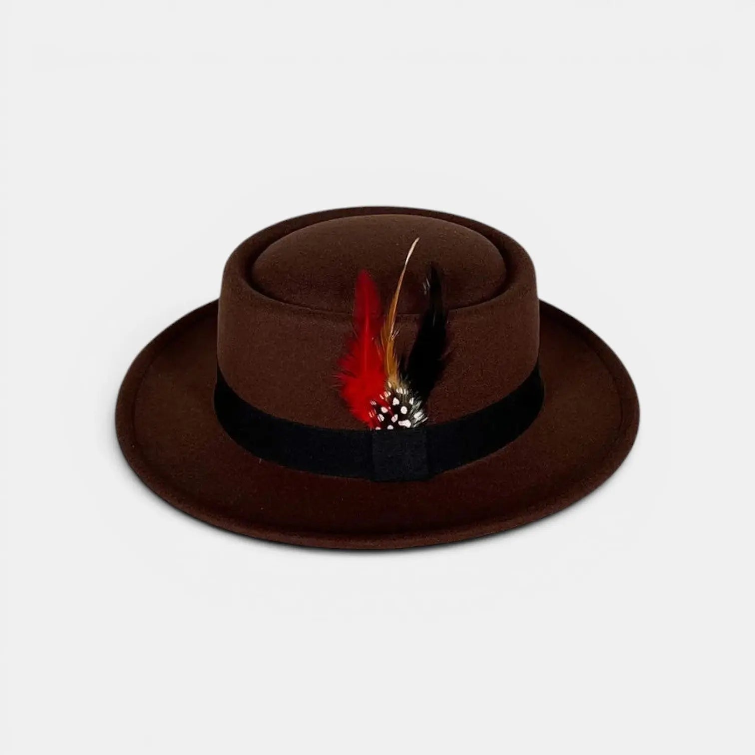 Chapeau Fedora Laine à Plume Unisexe La Boutique du Chapeau