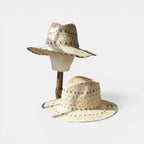 Chapeau Paille Fedora Brodé Femme La Boutique du Chapeau