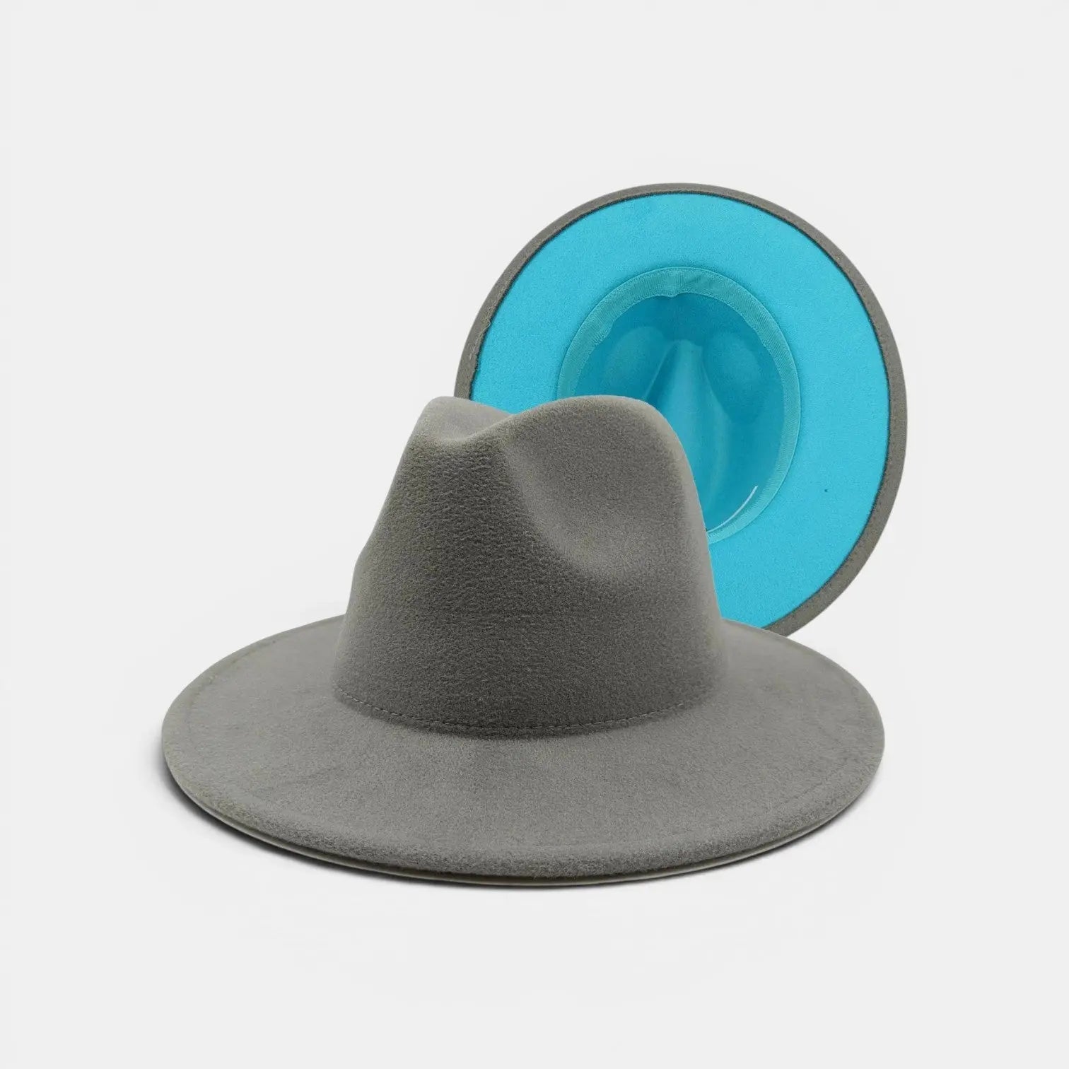 Chapeau Fedora Coton Bord Large Bicolore La Boutique du Chapeau