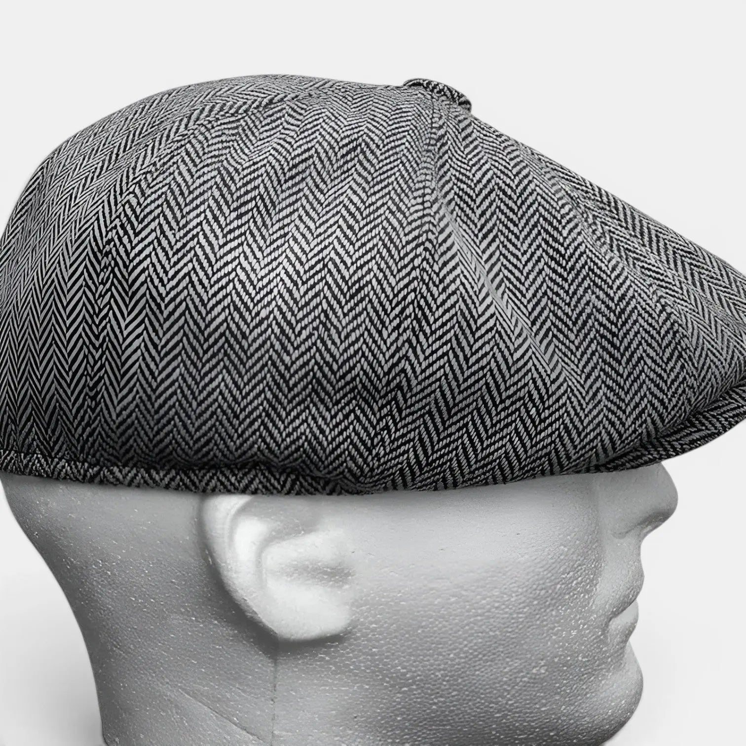 Casquette Gavroche Tweed Herringbone Homme La Boutique du Chapeau