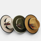 Chapeau Fedora Laine Plume Décorative Homme Femme La Boutique du Chapeau