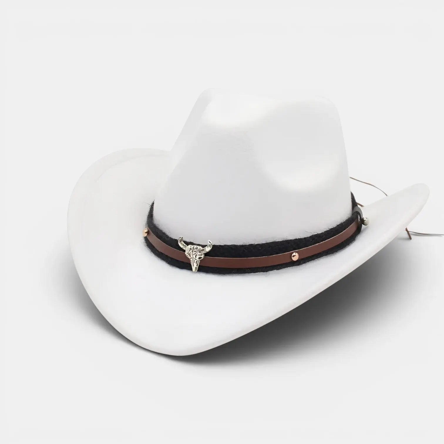 Chapeau Cowboy Feutre Bord Large Boucle Taureau La Boutique du Chapeau