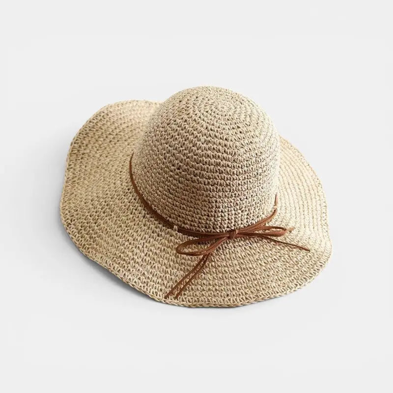 Chapeau Paille Bord Large Femme Noeud Corde La Boutique du Chapeau