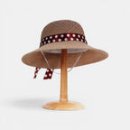 Chapeau Paille Ruban à Pois Femme La Boutique du Chapeau