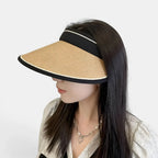 Chapeau Paille Femme Bord Large Pliable Anti-UV La Boutique du Chapeau