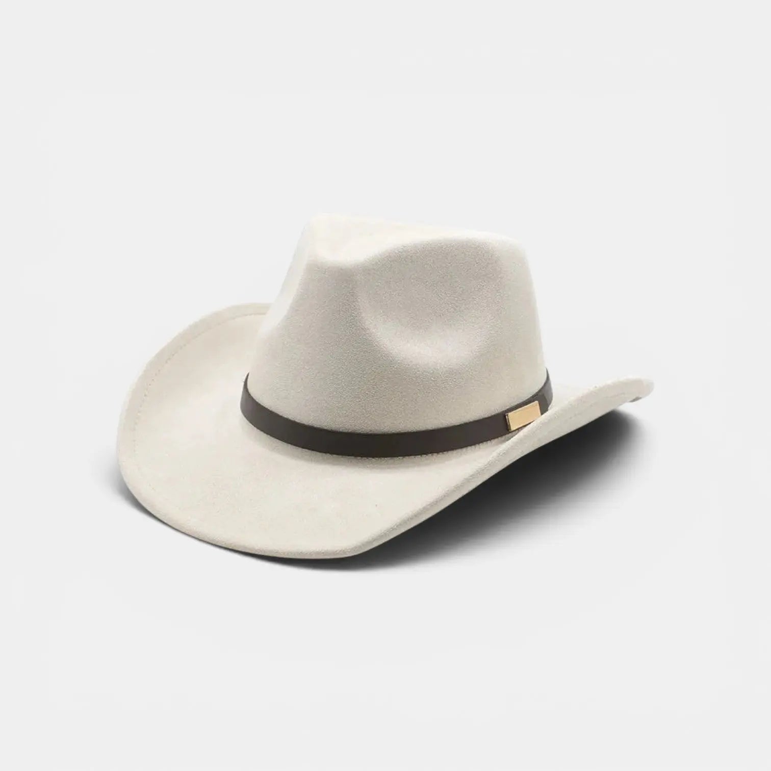 Chapeau Cowboy Suédine Bord Large Unisexe La Boutique du Chapeau