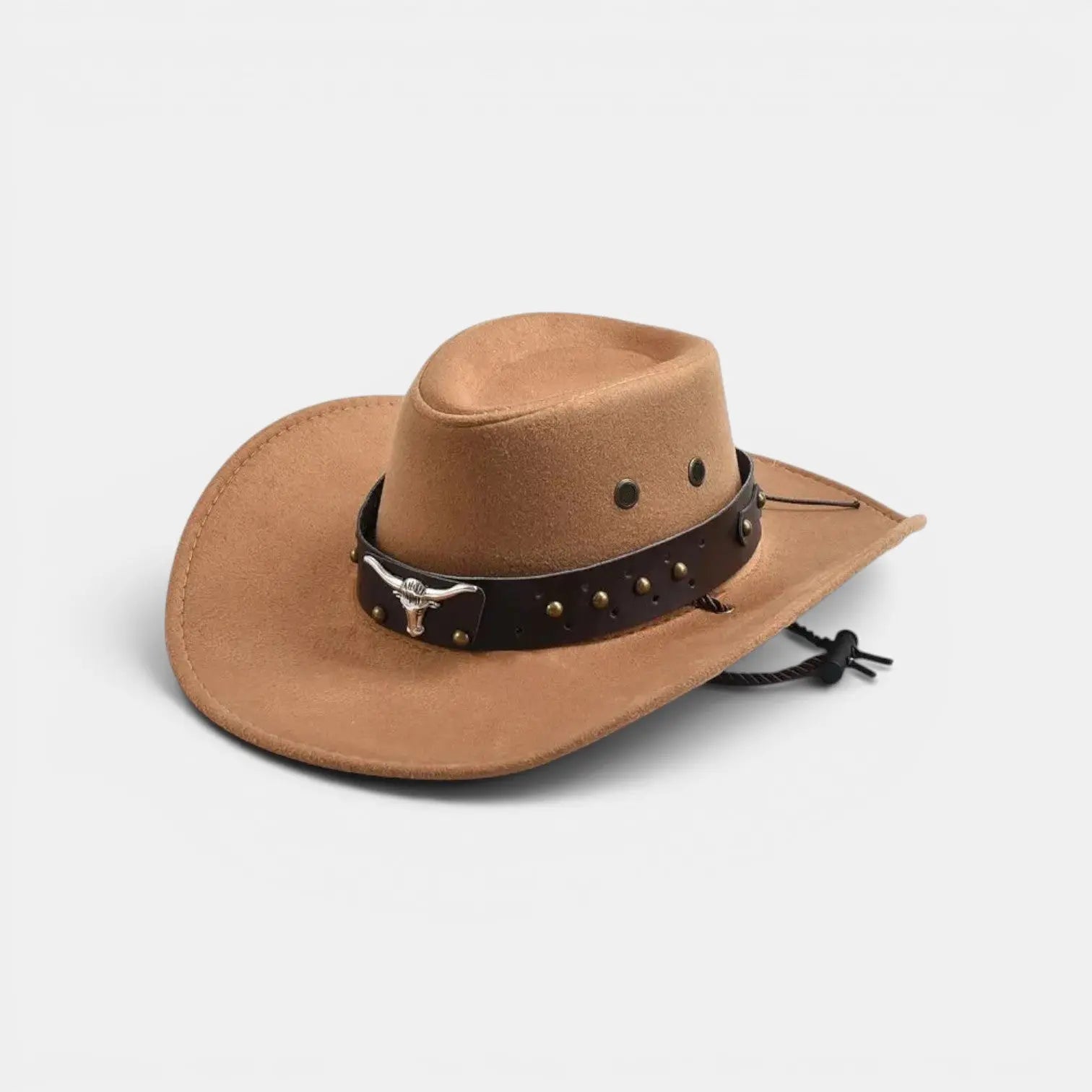 Chapeau Cowboy Feutre Bandeau Clouté Homme