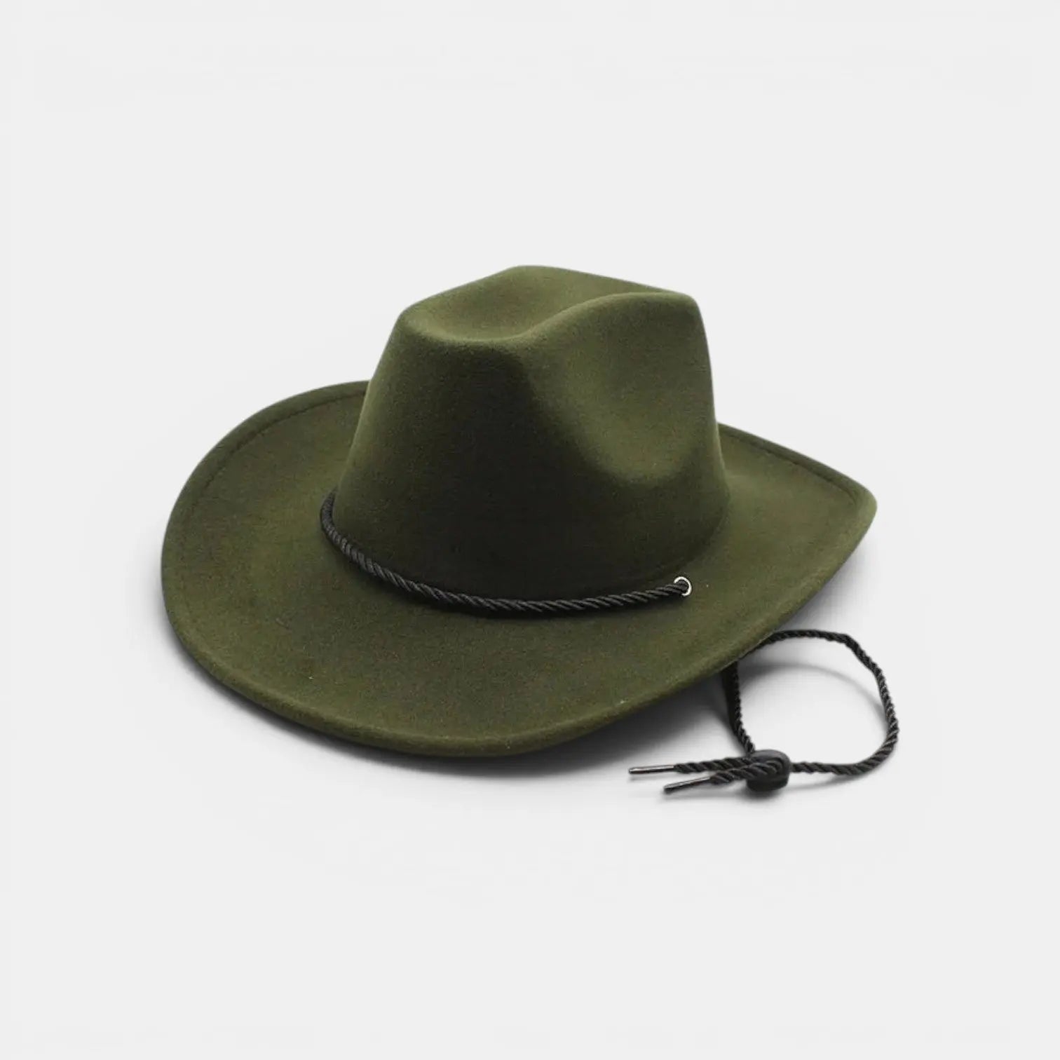 Chapeau Cowboy Feutre Bord Large Cordelière Unisexe La Boutique du Chapeau