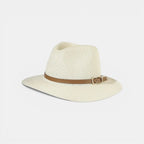 Chapeau Panama Paille Bande Cuir Unisexe La Boutique du Chapeau