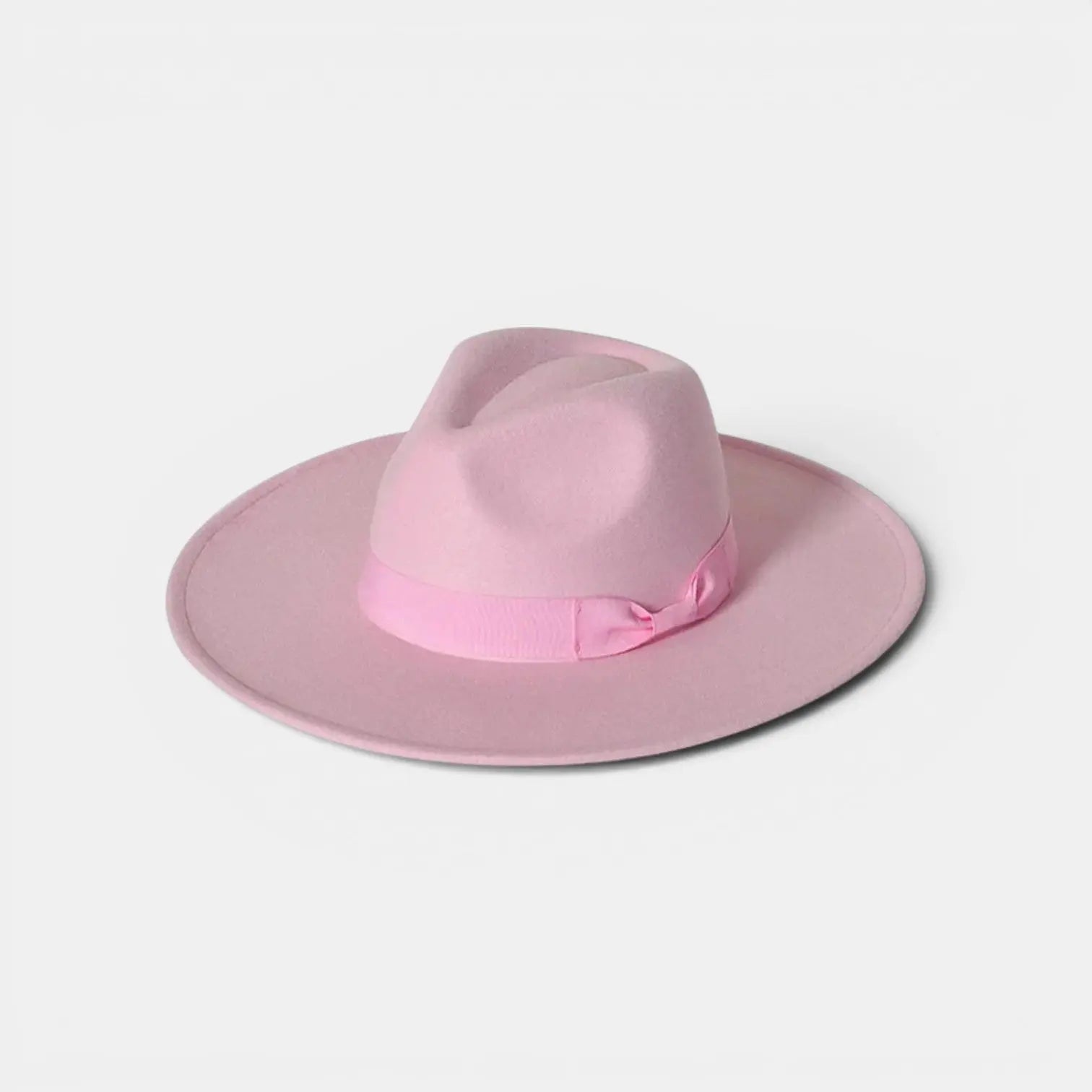 Chapeau Fedora Feutre Bord Large Rigide Bandeau Unisexe La Boutique du Chapeau