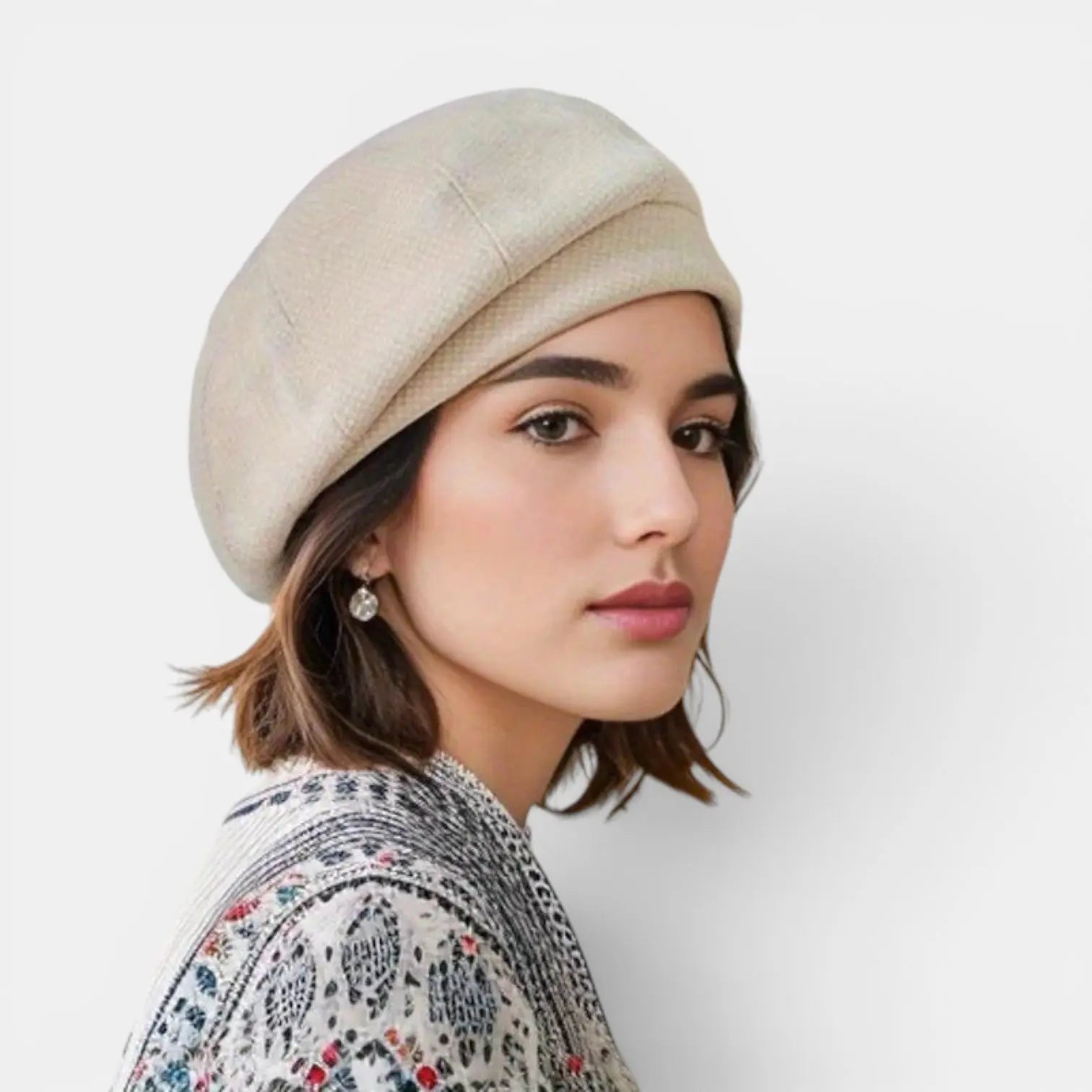 Béret Laine Femme Vintage à Visière La Boutique du Chapeau