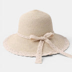 Chapeau Paille Bord Large Dentelle Femme La Boutique du Chapeau