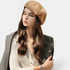 Béret Laine Clous Dorés Femme La Boutique du Chapeau