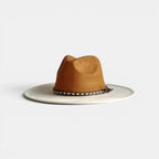 Chapeau Fedora Coton Bord Large Ruban Tressé La Boutique du Chapeau