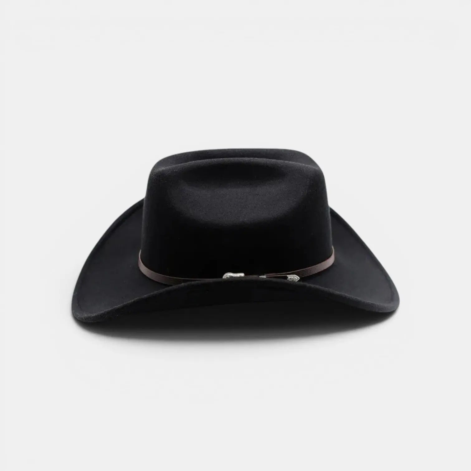 Chapeau Cowboy Feutre Bande Cuir Unisexe La Boutique du Chapeau