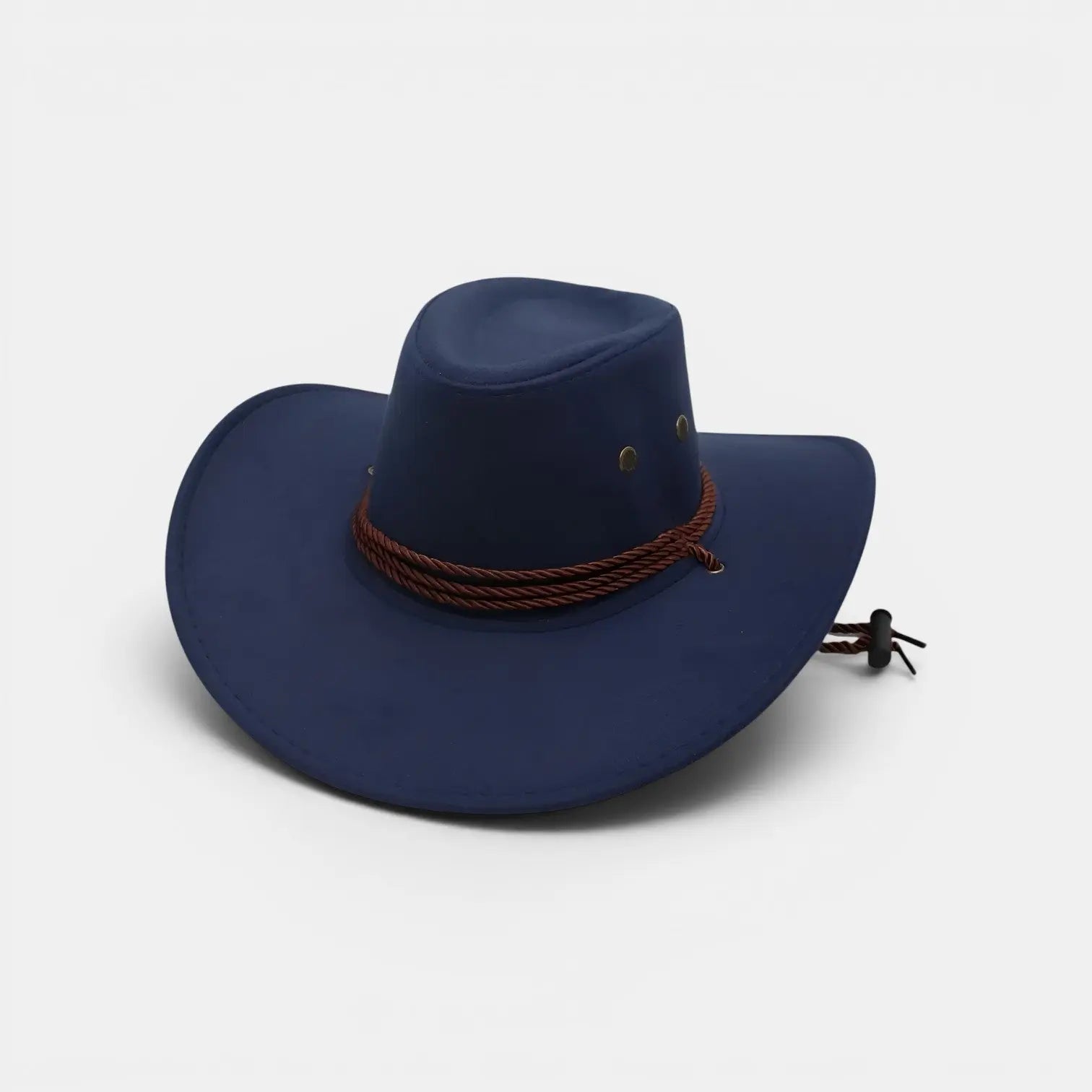Chapeau Cowboy Suédine Bord Large Unisexe