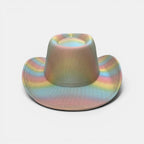 Chapeau Cowboy Holographique Irisé Femme La Boutique du Chapeau
