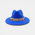 Chapeau Fedora Feutre Bord Large Bande Bohème Mixte La Boutique du Chapeau