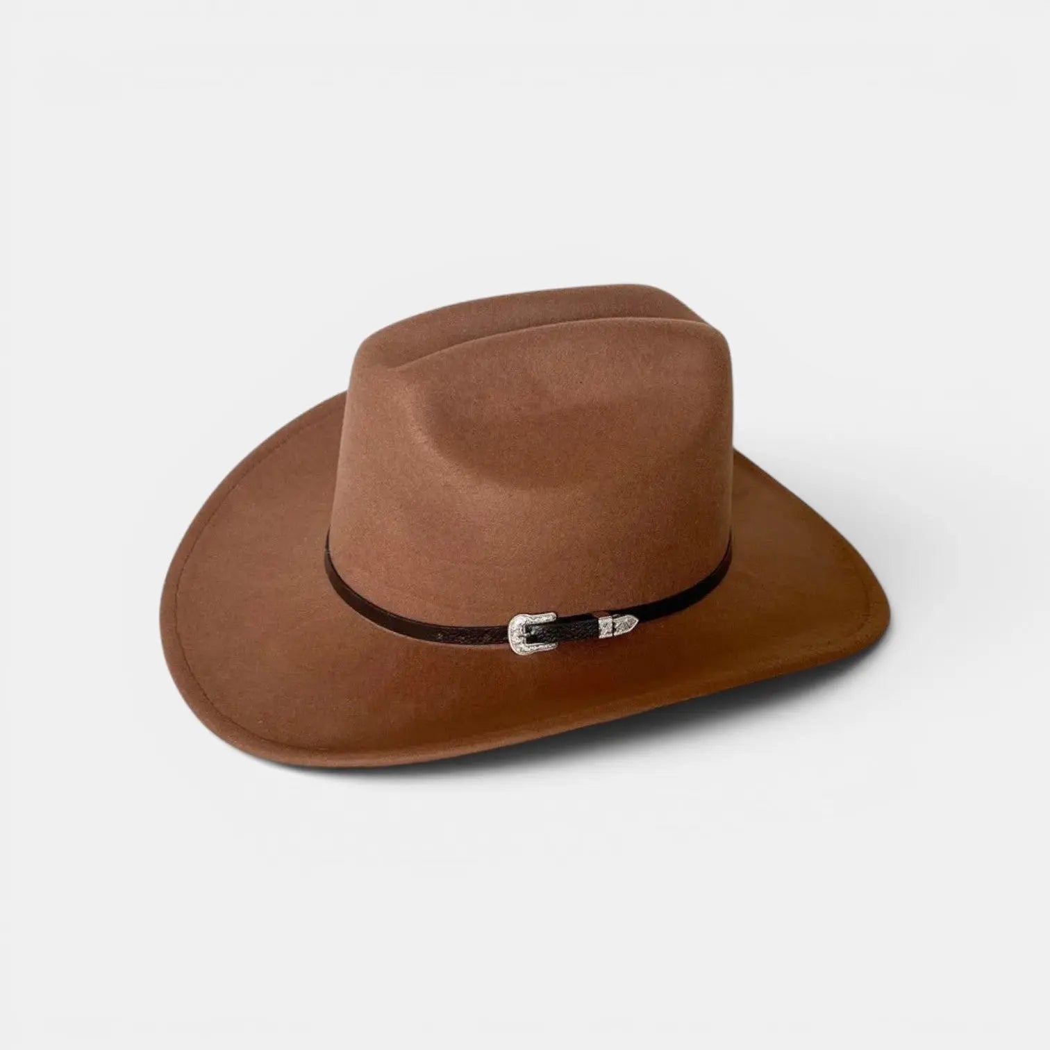 Chapeau Cowboy Feutre Bande Cuir Unisexe La Boutique du Chapeau