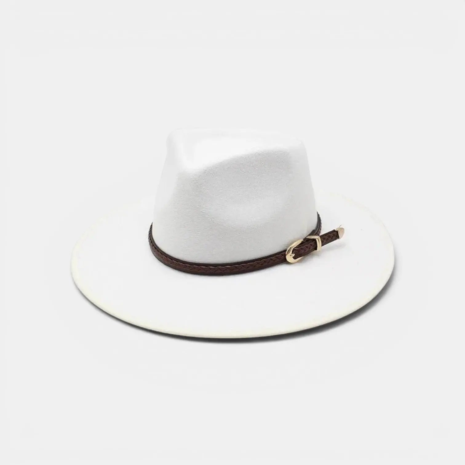 Chapeau Fedora Laine Bord Large Cordon Tressé La Boutique du Chapeau