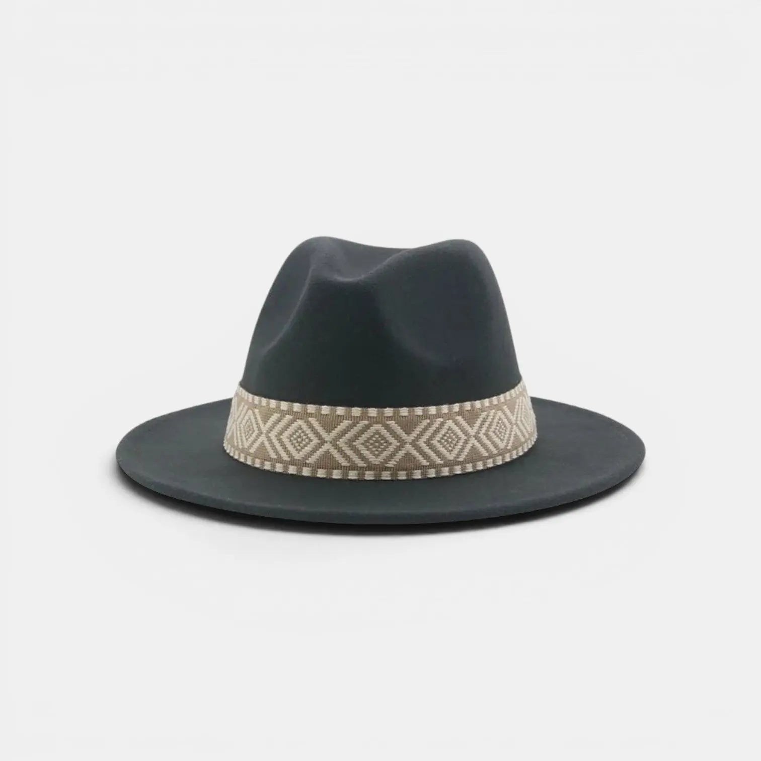Chapeau Fedora Laine Bande Ethnique Femme La Boutique du Chapeau