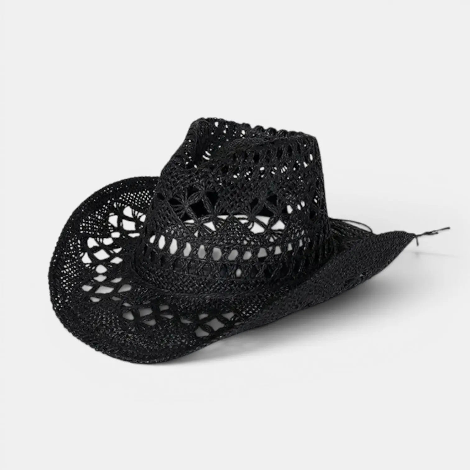 Chapeau Cowboy Paille Ajouré Femme